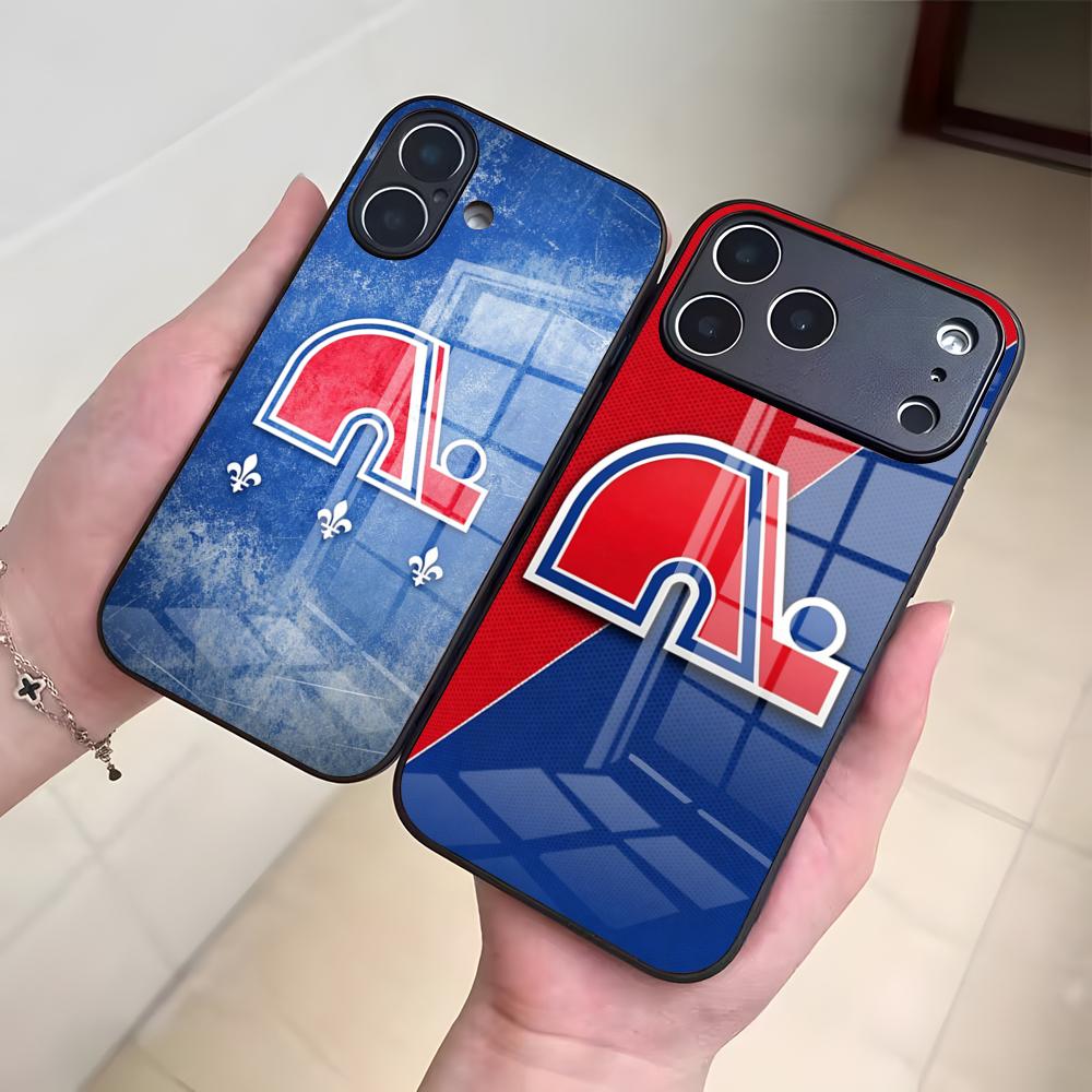 Phone Cases Quebec - Q-QueBecES โลโก้ฮอกกี้เคสโทรศัพท์สำหรับไอโฟน 17 โปรแม็กซ์ 16 15