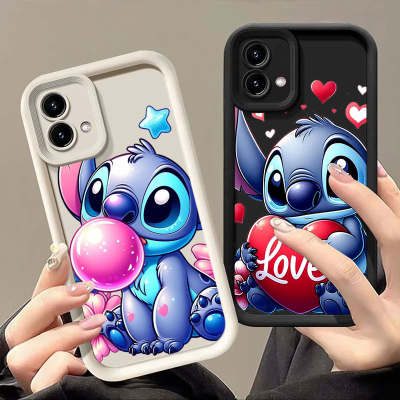 Phone Cases Disney - เคสโทรศัพท์ลายสติทช์น่ารักสำหรับ Motorola Moto G06 G56 G86