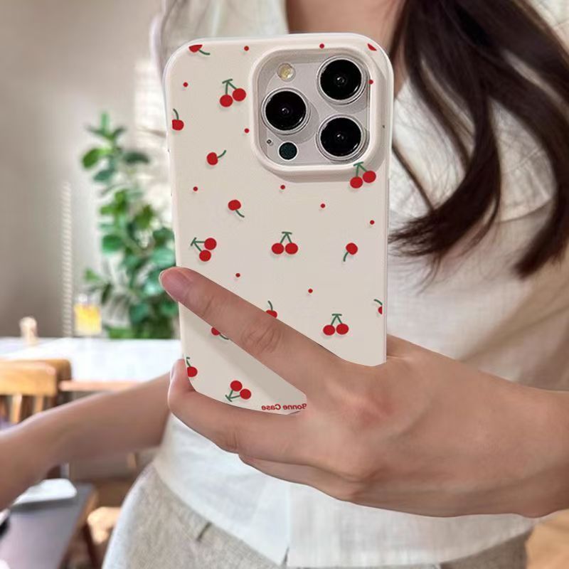 Phone Cases Cute - น่ารักการ์ตูนเชอร์รี่ลิ้นจี่รูปแบบเคสโทรศัพท์สําหรับSamsung Galaxy S25 Ultra S24 FE