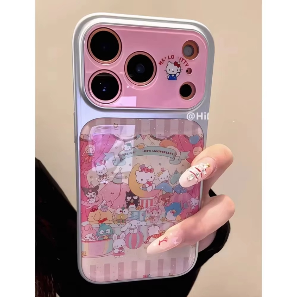 Phone Cases Hello Kitty - เคสโทรศัพท์ลายซานริโอ้ เฮลโล คิตตี้ น่ารัก แบบกาวหยด สำหรับ