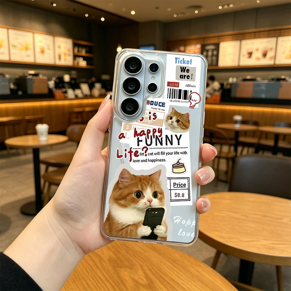 Phone Cases Magnetic - เคสโทรศัพท์อะคริลิกใสแบบแม่เหล็ก สำหรับ Samsung Galaxy S26 S25