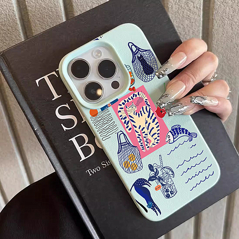 Phone Cases Cute - เคสโทรศัพท์ลายแมวเชอร์รี่น่ารักสำหรับ iPhone 17 Air XR XS