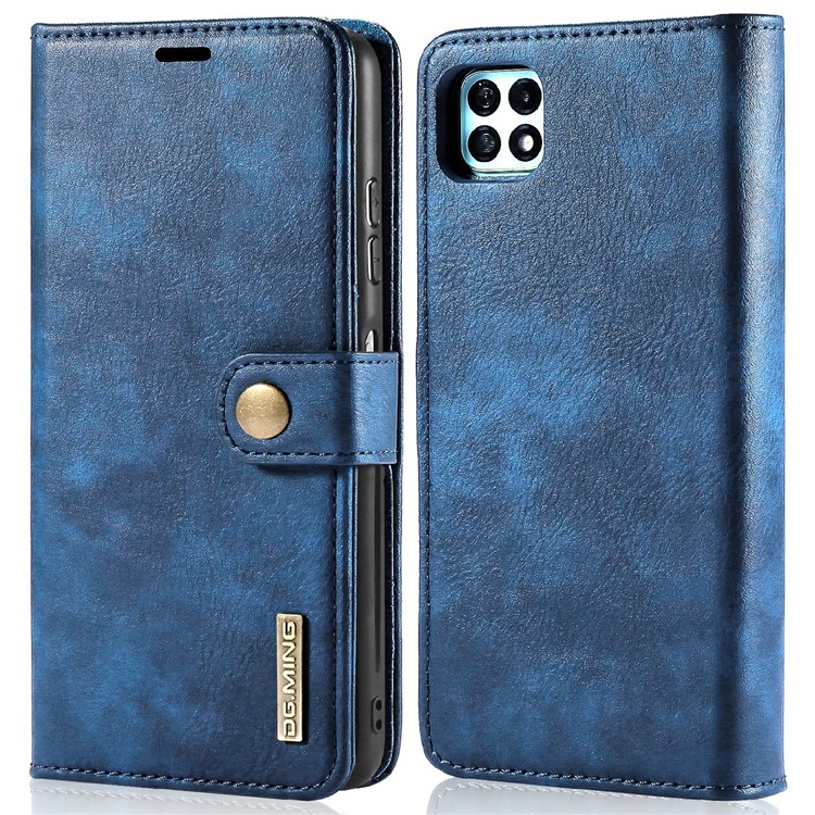 Phone Cases Eu - DG.MING แยกหนังกระเป๋าสตางค์ออกแบบที่ถอดออกได้ 2-in-1 เคสโทรศัพท์สําหรับ Samsung Galaxy