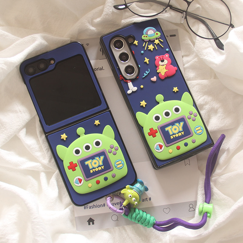 Phone Cases Disney - เคสโทรศัพท์มือถือลายเอเลี่ยนจากทอย สตอรี่ เหมาะสำหรับ Samsung Galaxy Z