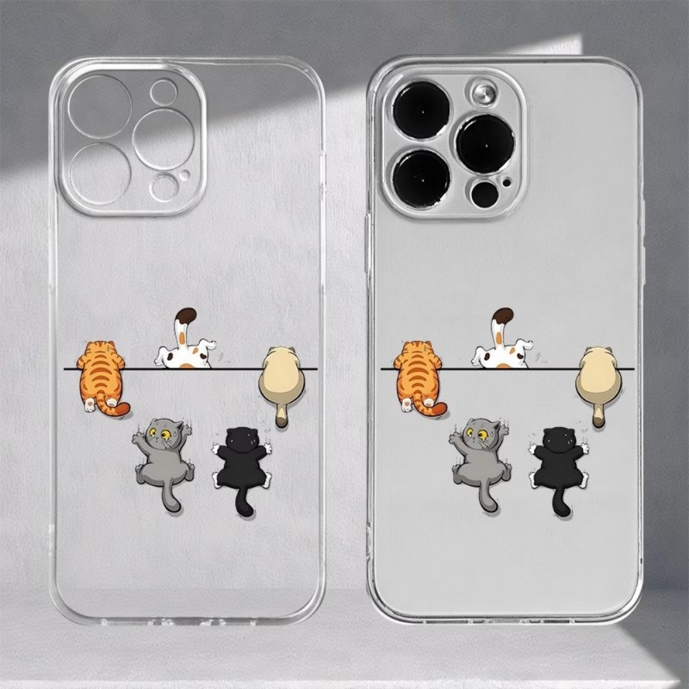 Phone Cases Cute - เคสโทรศัพท์ลายแมวน่ารัก 5 แบบ สำหรับ iPhone 11