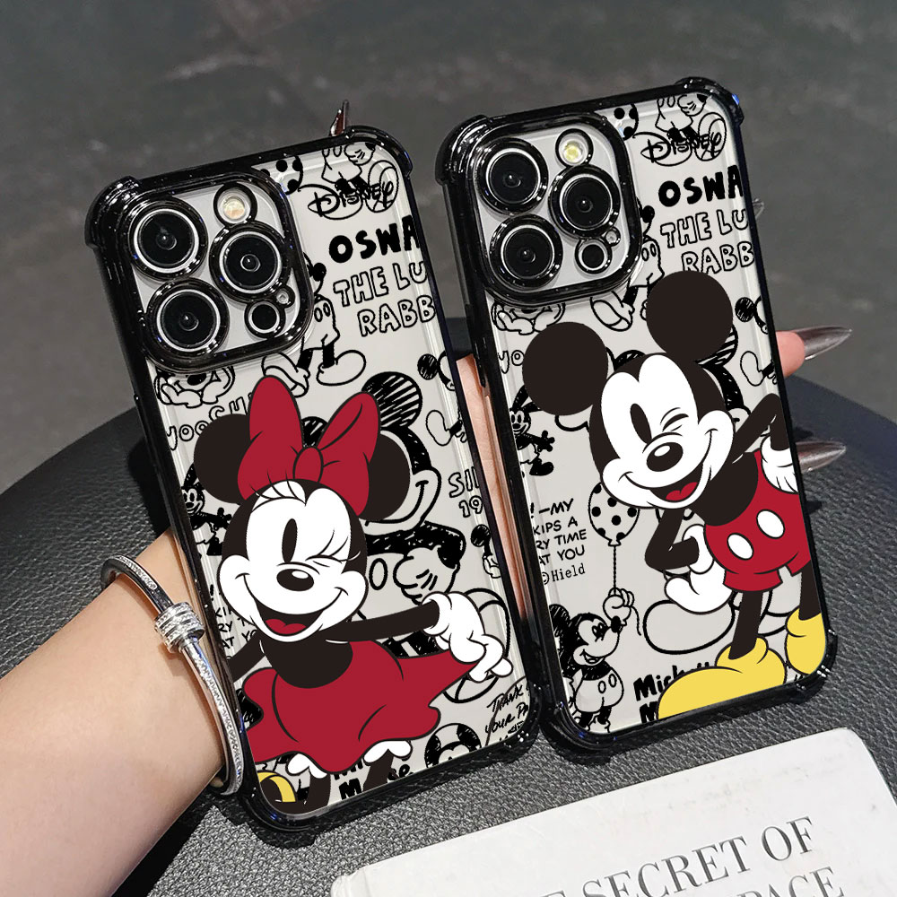 Phone Cases Disney - ตลกๆดิสนีย์มิกกี้เมาส์เคสโทรศัพท์สำหรับเรดมี่โน้ต 15 โปร 14 13 12