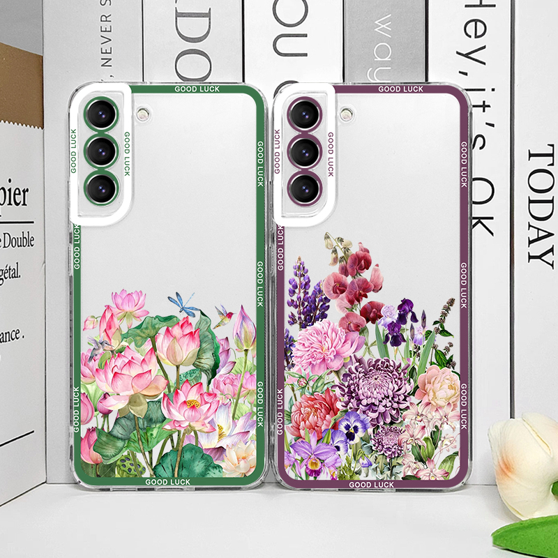 Phone Cases Vivo - เคสโทรศัพท์ลายดอกไม้สดหรูหรา สำหรับ Vivo 50 Lite V30