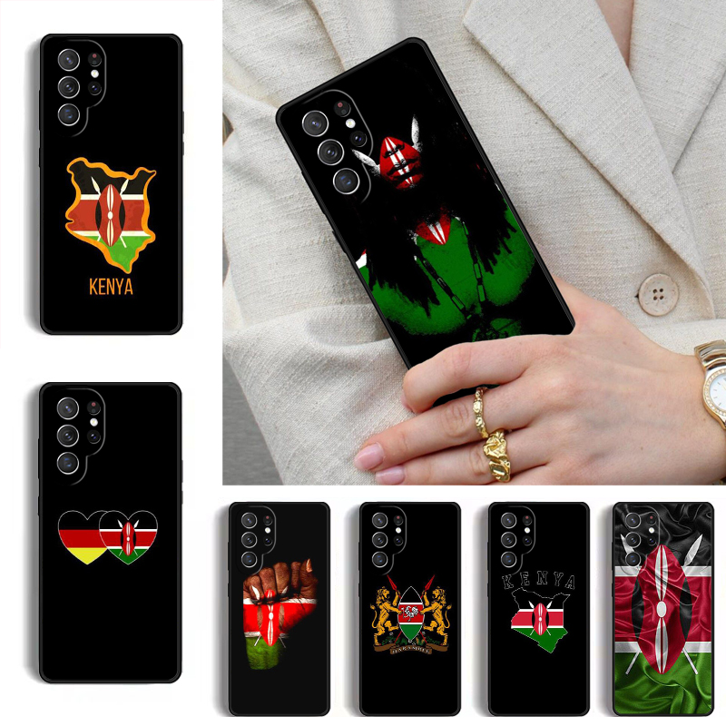 Phone Cases Kenya - เคสโทรศัพท์มือถือลายธงชาติเคนยาสำหรับ Samsung Galaxy S26 S25 Ultra