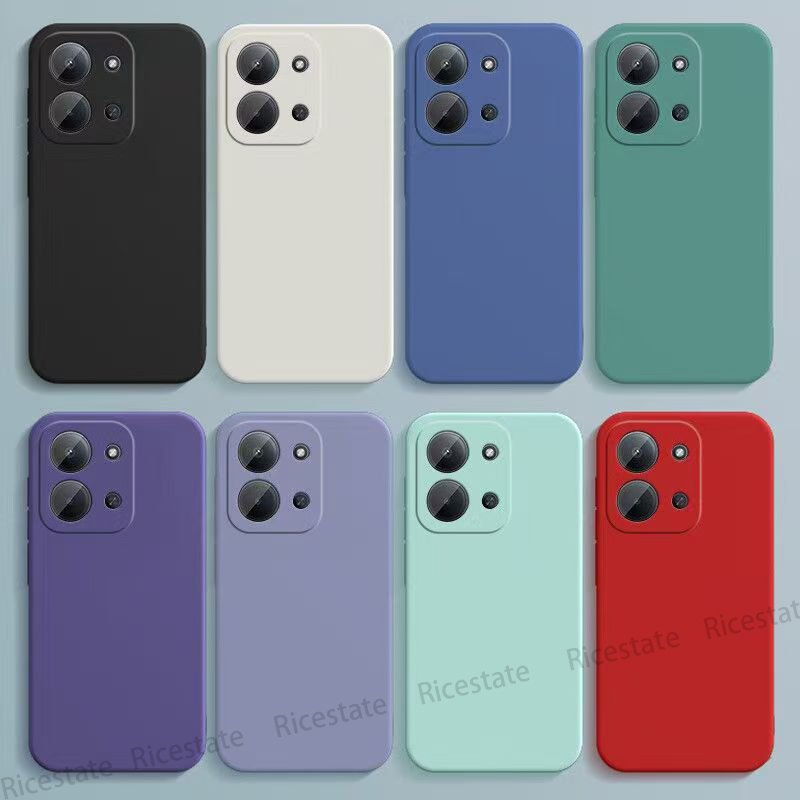 Phone Cases Eu - เคสโทรศัพท์ซิลิโคนเหลวทรงสี่เหลี่ยมสำหรับเสี่ยวมี่ เรดมี่ 15C เคสเรดมี่ 15C 4G