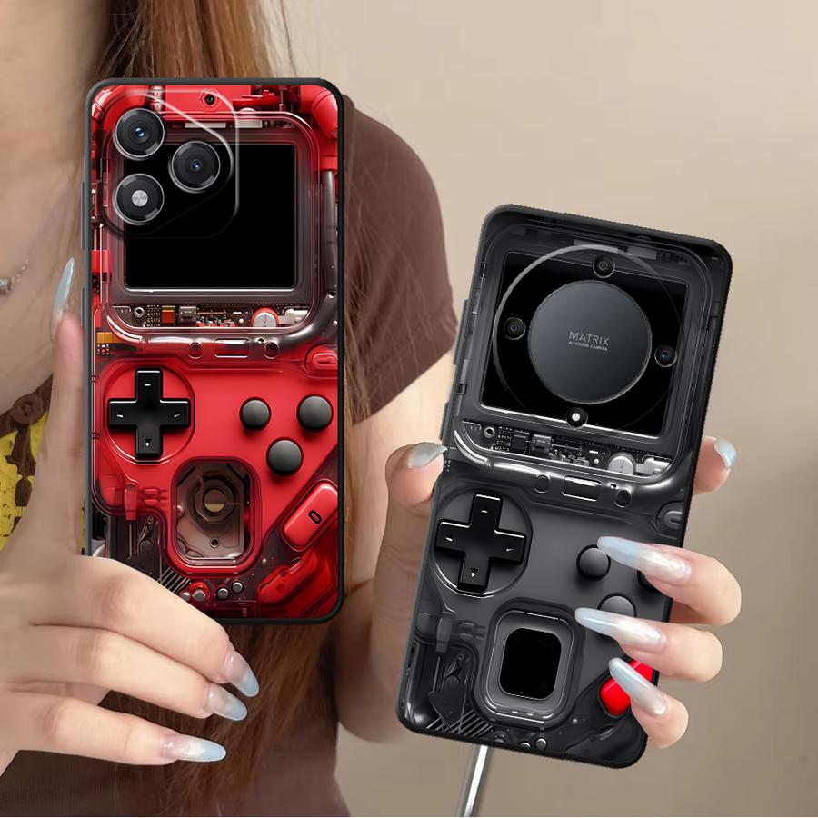 Phone Cases Honor - เคสโทรศัพท์มือถือลายเกมส์ย้อนยุค สำหรับ Honor X7 70 X5b