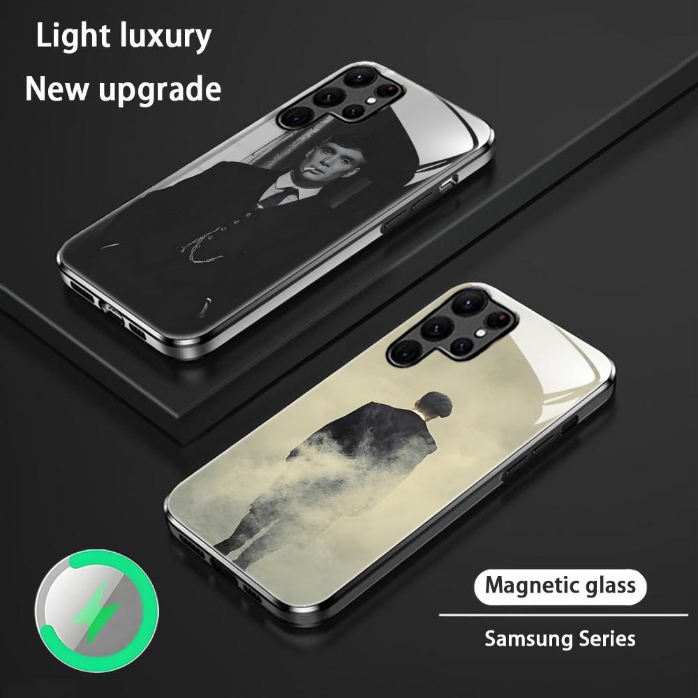 Phone Cases Magnetic - เคสโทรศัพท์ลาย Peaky Blinders สำหรับ Samsung S26