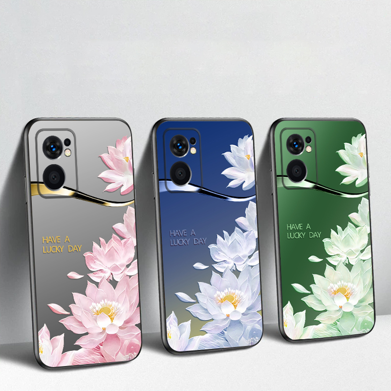 Phone Cases Yellow - Gradient สีเหลือง Lotus สําหรับ OnePlus 8