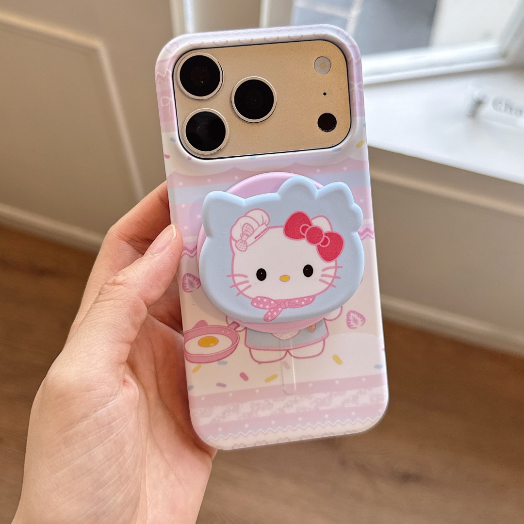 Phone Cases Hello Kitty - เคสโทรศัพท์ลายการ์ตูนซานริโอ้ เฮลโล คิตตี้ น่ารัก พร้อมแม่เหล็ก สำหรับ