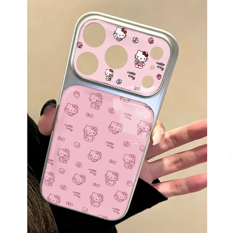 Phone Cases Hello Kitty - เคสโทรศัพท์มือถือลายการ์ตูนน่ารักสไตล์ Y2K Hello Kitty สำหรับ iPhone