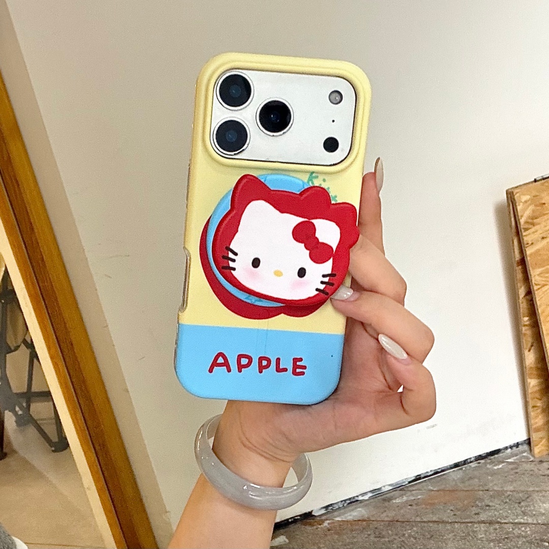Phone Cases Hello Kitty - เคสโทรศัพท์แม่เหล็ก Sanrio Hello Kitty สำหรับ Apple