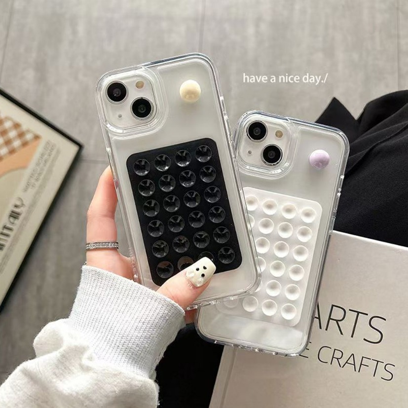 Phone Cases Casely - แผ่นยึดโทรศัพท์มือถือแบบซิลิโคนพร้อมจุกดูดอเนกประสงค์ ที่วางติดผนังแบบสี่เหลี่ยม ป้องกันการลื่น ติดด้านเดียว ใช้กับเคสโทรศัพท์มือถือ