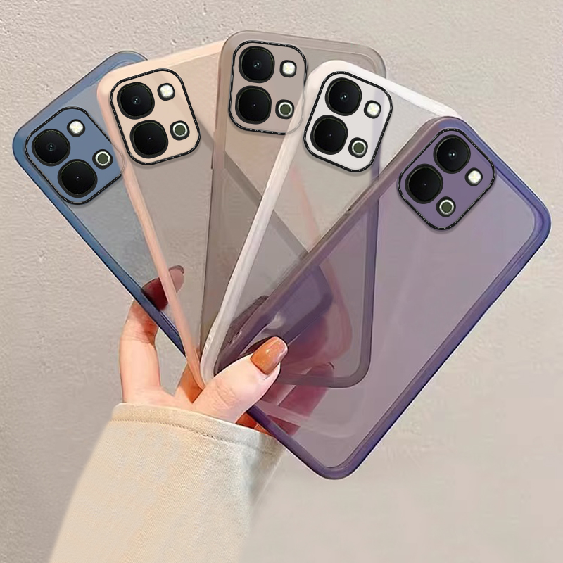 Phone Cases Vivo - Biruiqu สำหรับ VIVO T5X เคสกันกระแทกใหม่ เคสโทรศัพท์ซิลิโคนใสแบบนุ่ม