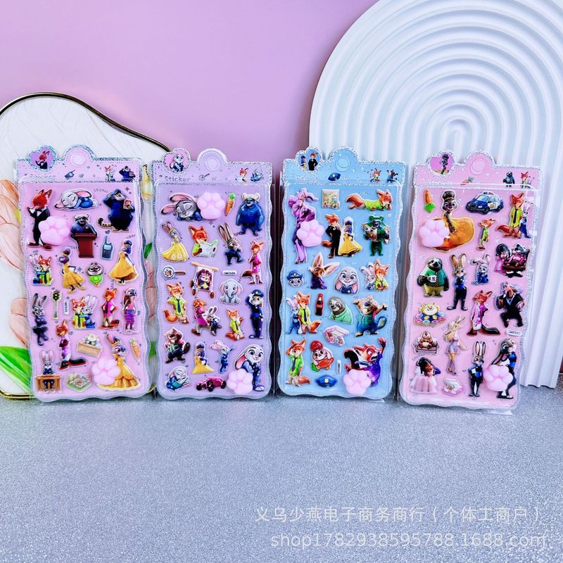 Phone Cases Disney - สติกเกอร์ดิสนีย์ ซูโทเปีย 40 ชิ้น สติกเกอร์ก้นนุ่ม น่ากอด