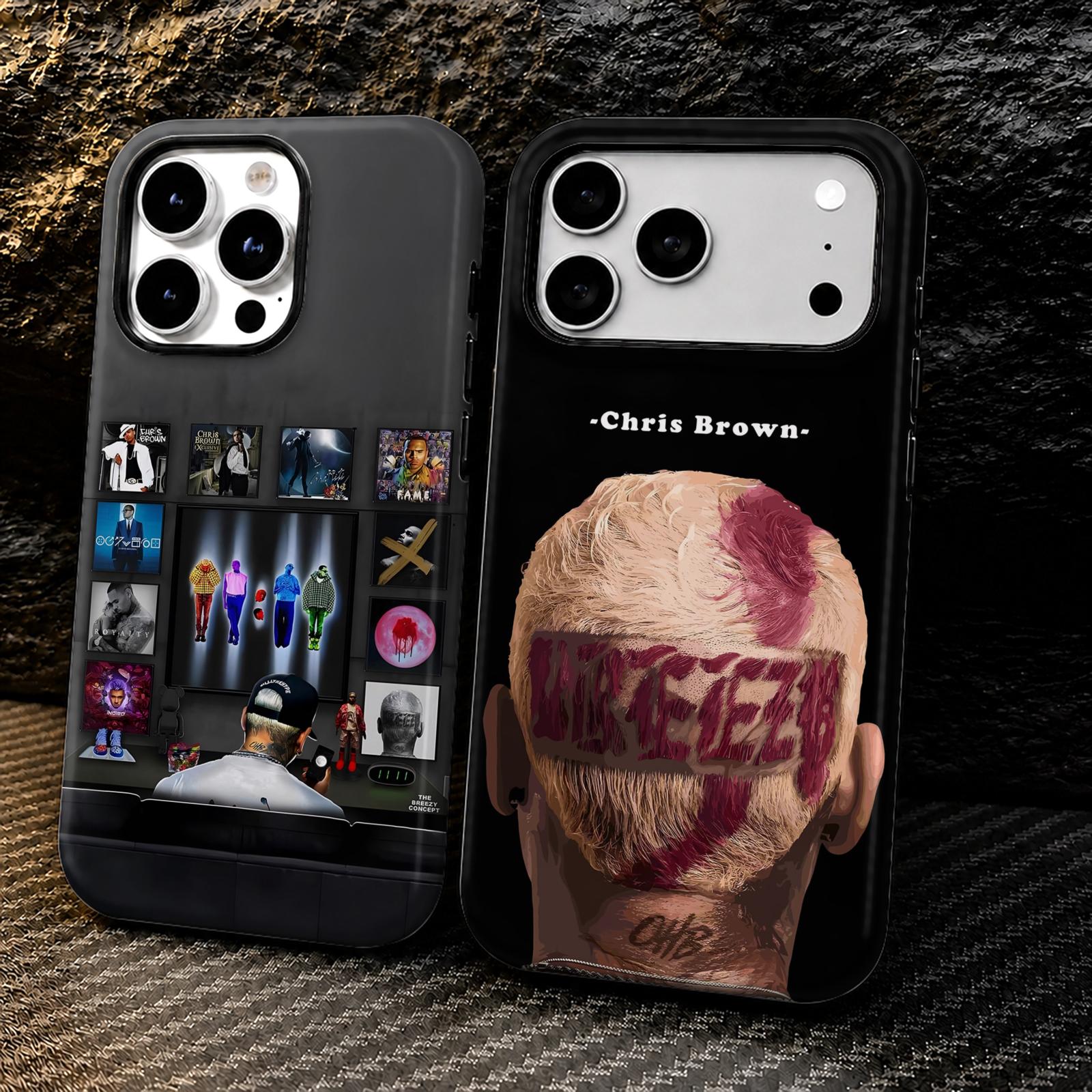 Phone Cases Iphone 17 Pro - เคสโทรศัพท์ Rap C-Chris B-Brown สำหรับ iPhone
