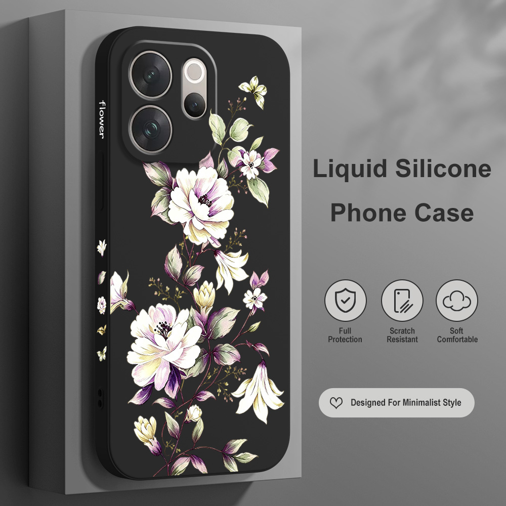 Phone Cases Vivo - เคสโทรศัพท์ลายเถาวัลย์สำหรับ Vivo V70 V70E V60 V60E
