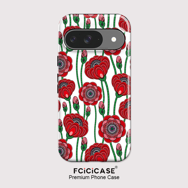 Google Pixel 9 - เคสโทรศัพท์อะคริลิคแบบด้าน Fcicicase สำหรับ Google Pixel 9