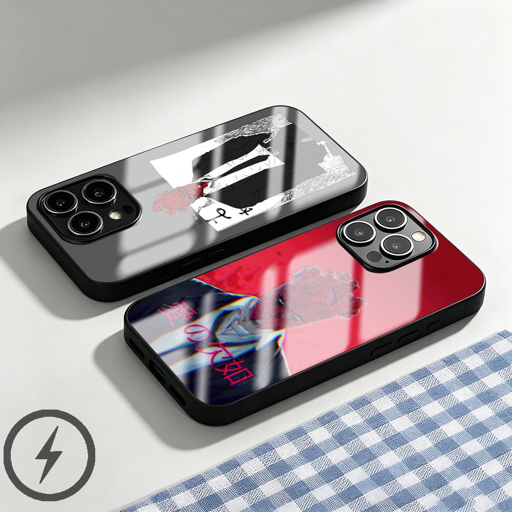Phone Cases Magnetic - เคสโทรศัพท์ลายอนิเมะโดโรเฮโดโร สำหรับ iPhone 17 16 15
