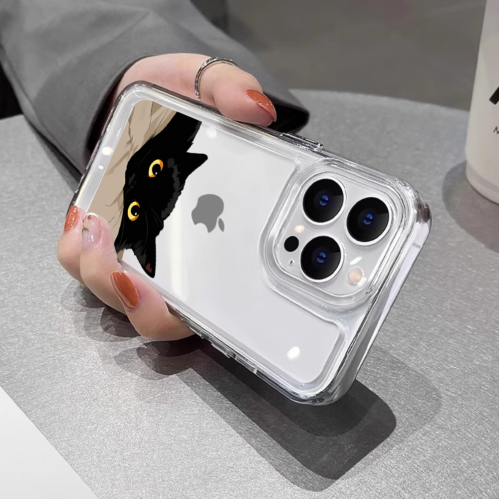 เคสโทรศัพท์ลายแมวดำตลกๆ สำหรับ - Phone Cases Trendy บทวิจารณ์และราคา