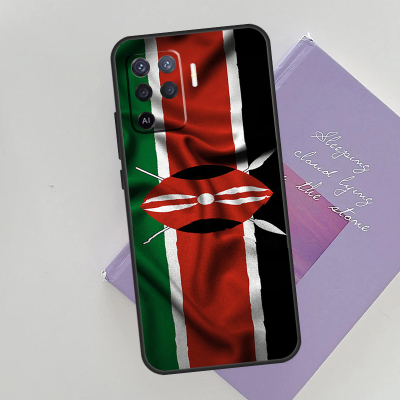 เคนยาธงสําหรับOppo A15 A16 A17 - Phone Cases Kenya บทวิจารณ์และราคา