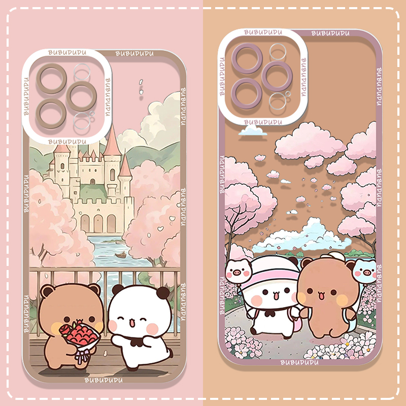เคสโทรศัพท์ใสลายคู่รักน่ารัก B - Phone Cases Cute บทวิจารณ์และราคา
