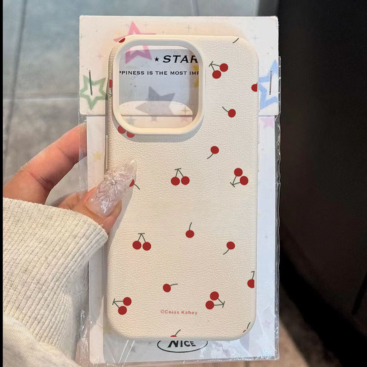 น่ารักการ์ตูนเชอร์รี่ลิ้นจี่รู - Phone Cases Cute บทวิจารณ์และราคา