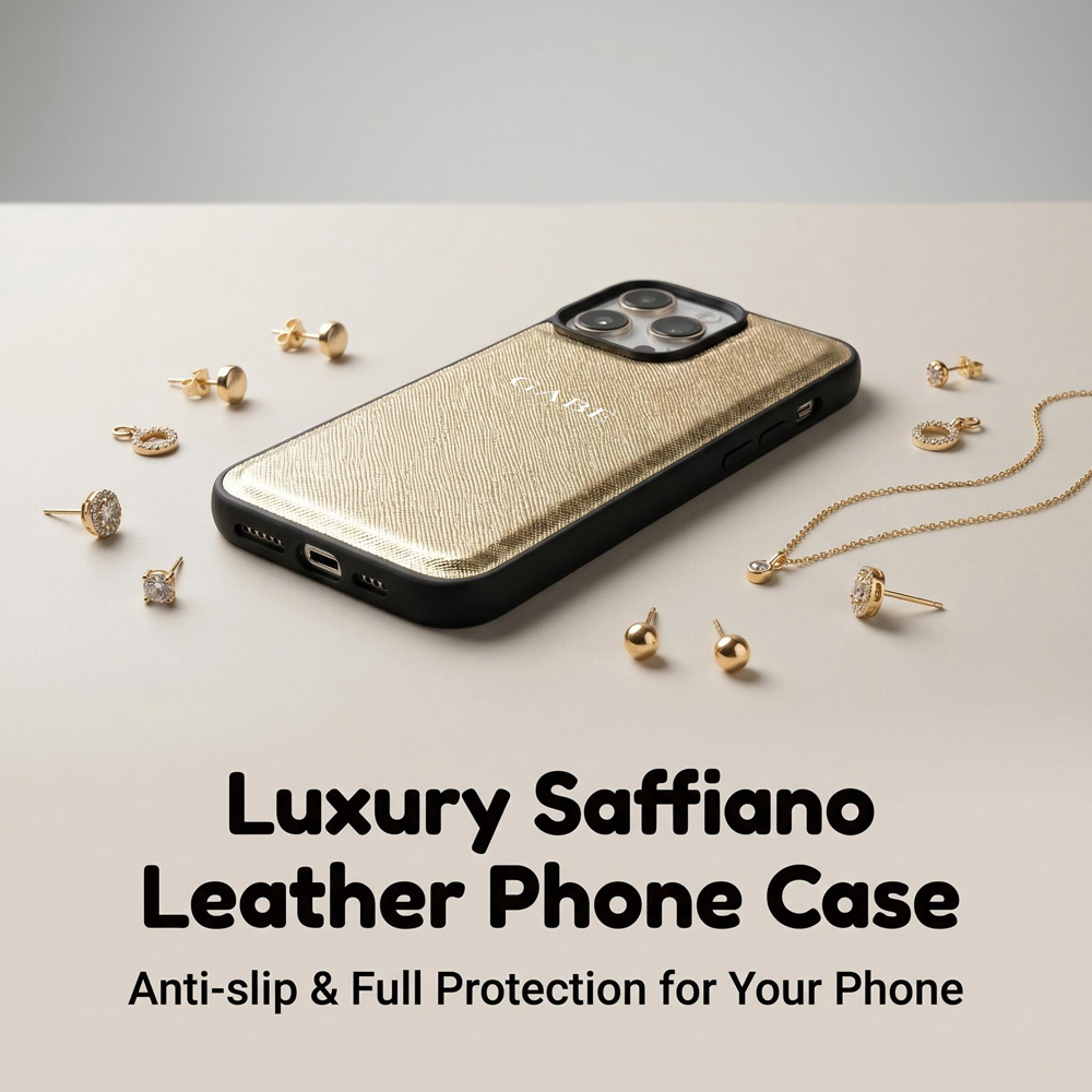 เคสหนัง Saffiano สไตล์มินิมอล  - Monogram Custom Case บทวิจารณ์และราคา