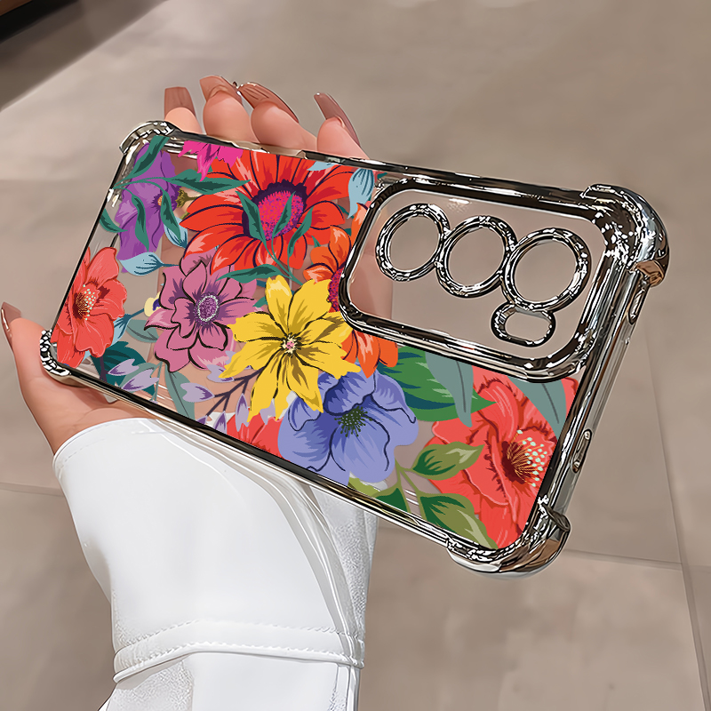 เคสโทรศัพท์ใสลายดอกไม้แฟชั่น ส - Phone Cases Vivo บทวิจารณ์และราคา