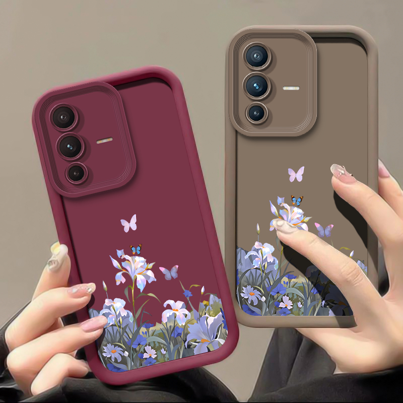 เคสโทรศัพท์ลายดอกไม้ผีเสื้อแฟช - Phone Cases Vivo บทวิจารณ์และราคา