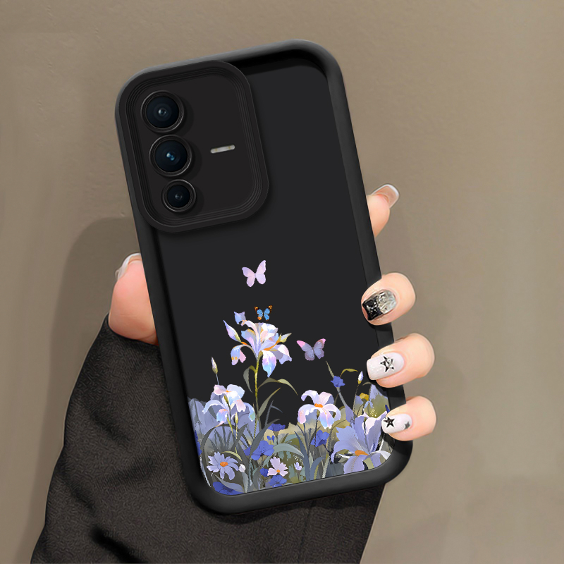เคสโทรศัพท์ลายดอกไม้ผีเสื้อแฟช - Phone Cases Vivo บทวิจารณ์และราคา