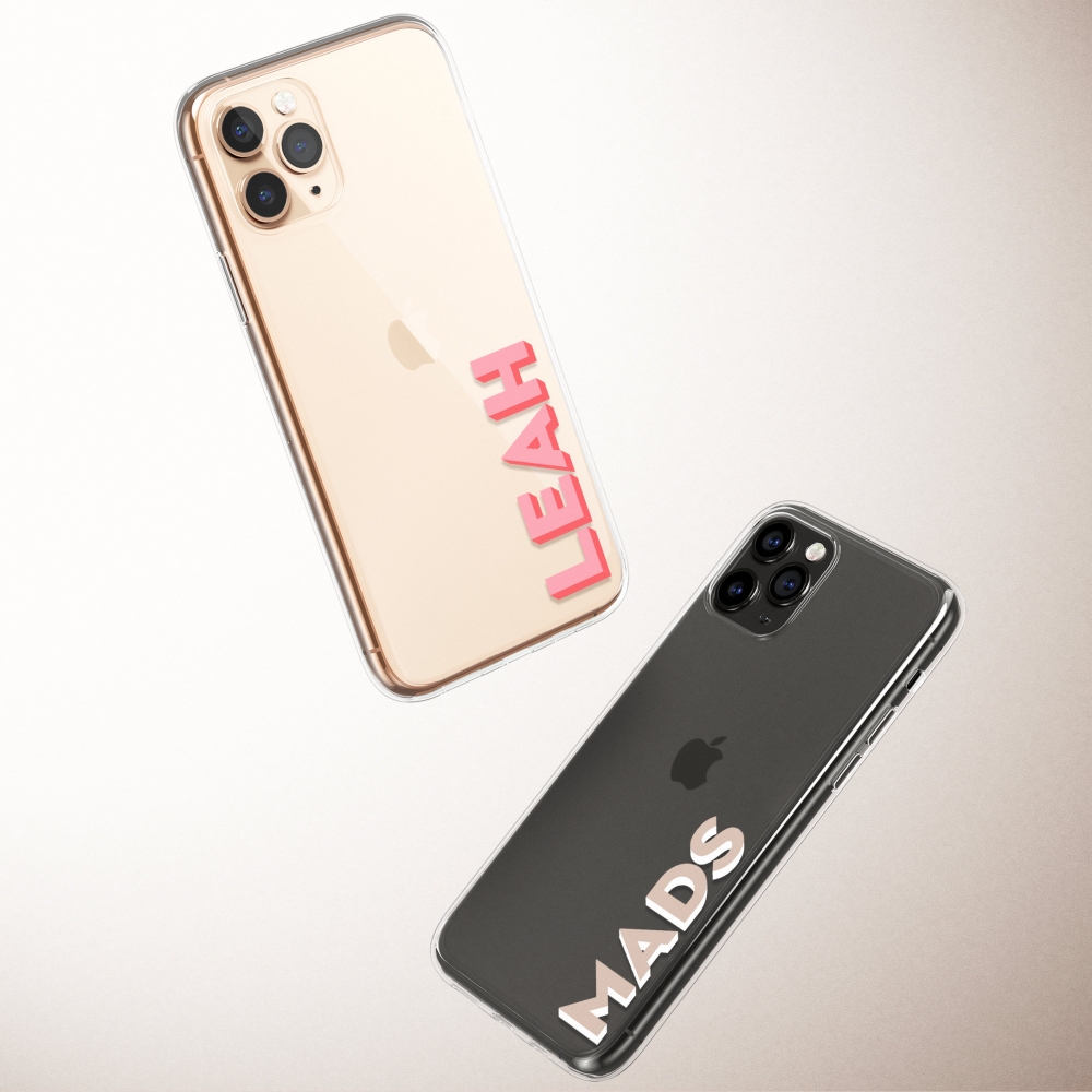 เคสโทรศัพท์มีตัวอักษรปกอ่อนใสแ - Monogram Custom Case บทวิจารณ์และราคา