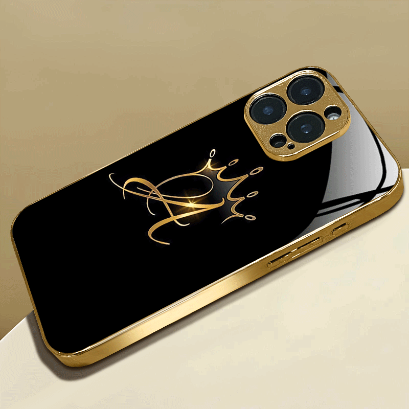 เคสแข็งลายมงกุฎสีทองสำหรับ iPh - Monogram Custom Case บทวิจารณ์และราคา