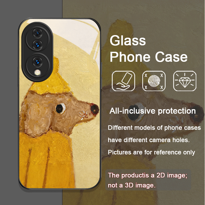 เคสโทรศัพท์กระจกนิรภัยลายภาพวา - Phone Cases Yellow บทวิจารณ์และราคา