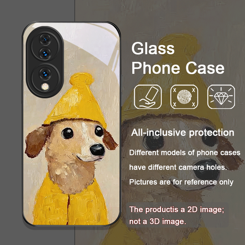 เคสโทรศัพท์กระจกนิรภัยลายภาพวา - Phone Cases Yellow บทวิจารณ์และราคา