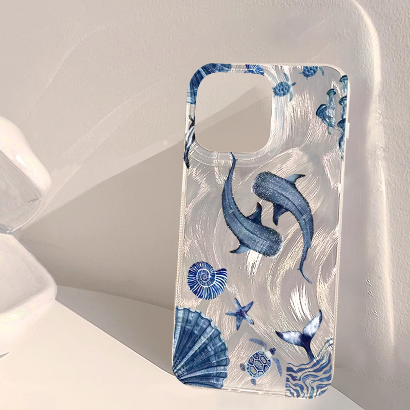 เคสโทรศัพท์ลายสัตว์ทะเล วาฬ เต - Phone Cases Trendy บทวิจารณ์และราคา