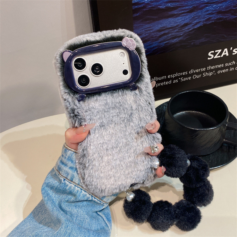 เคสโทรศัพท์ขนเฟอร์สีพื้นสุดหรู - Phone Cases Iphone 16 Pro บทวิจารณ์และราคา