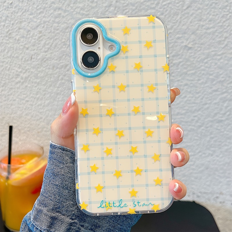 เคสโทรศัพท์ลายตารางดาวสีเหลือง - Phone Cases Yellow บทวิจารณ์และราคา