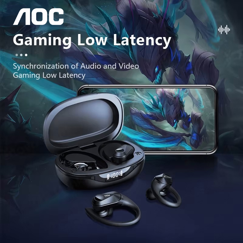 ช้อยส์ AOC ชุดหูฟังกีฬาไร้สายบ - Phone Cases Casely บทวิจารณ์และราคา