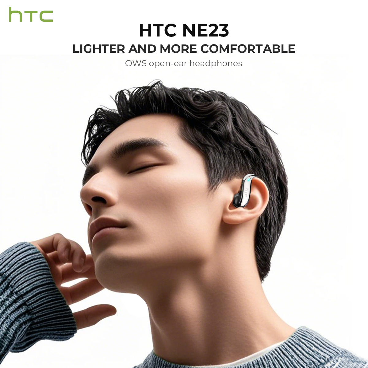 หูฟังบลูทูธแบบเปิดหู HTC เล่นไ - Phone Cases Casely บทวิจารณ์และราคา