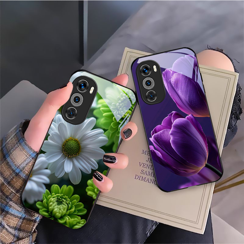 รูปแบบดอกทิวลิปสีม่วงสําหรับ M - Phone Cases Moto G บทวิจารณ์และราคา