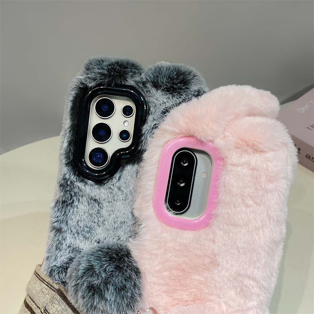เคสโทรศัพท์แบบตั้งได้ ขนปุย ลา - Phone Cases Cute บทวิจารณ์และราคา