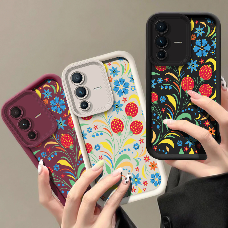 เคสโทรศัพท์ลายดอกไม้สำหรับ Viv - Phone Cases Vivo บทวิจารณ์และราคา