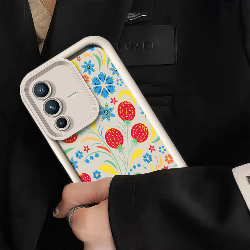 เคสโทรศัพท์ลายดอกไม้สำหรับ Viv - Phone Cases Vivo บทวิจารณ์และราคา