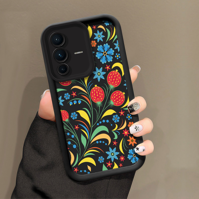 เคสโทรศัพท์ลายดอกไม้สำหรับ Viv - Phone Cases Vivo บทวิจารณ์และราคา