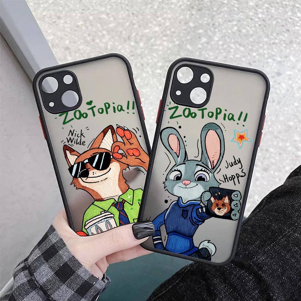 ดิสนีย์ นิค จูดี้ เคสใสแบบด้าน - Phone Cases Disney บทวิจารณ์และราคา