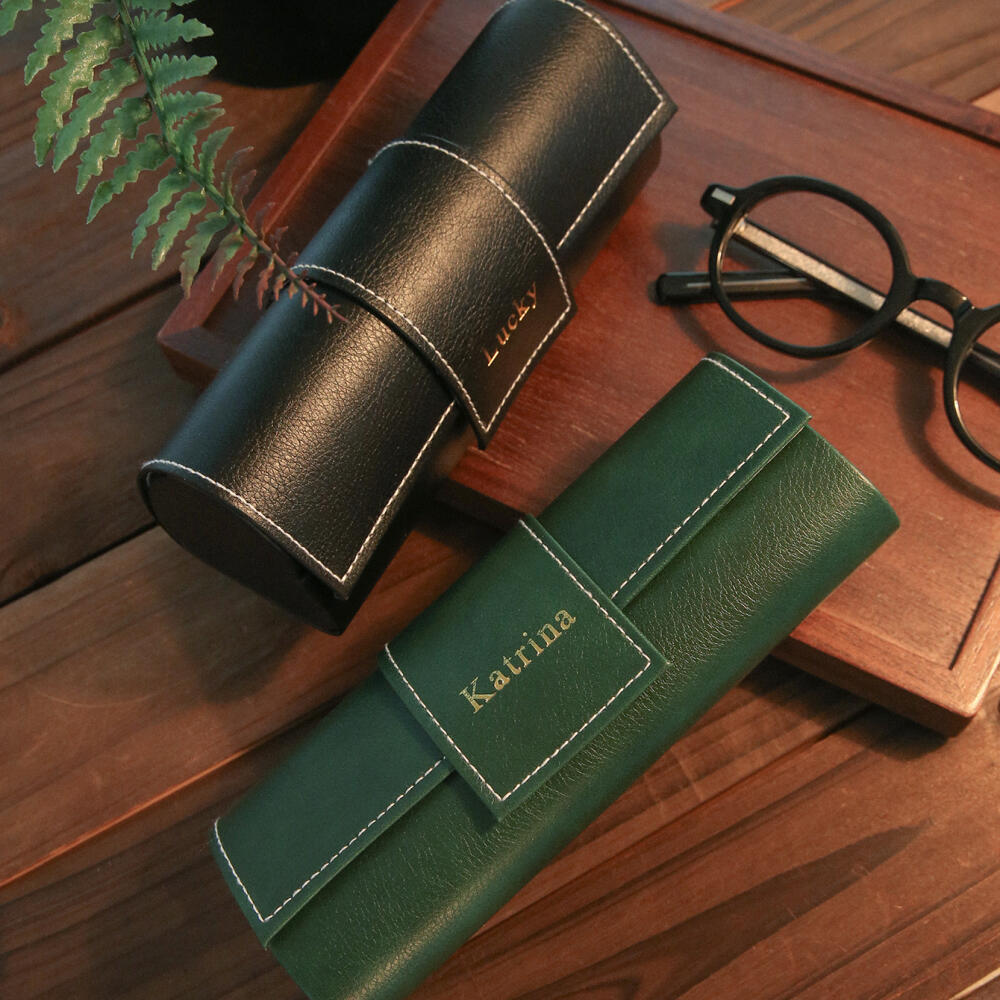 กล่องใส่แว่นตาหนังหุ้มแบบกำหนด - Monogram Custom Case บทวิจารณ์และราคา
